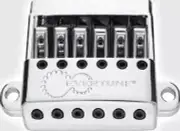 Evertune G Model 6 String Bridge for Gibson Style Guitars Chrome
