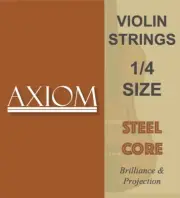Axiom Violin String Set 1/4 Size - Quality Quarter Size Violin Strings