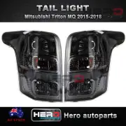 Pair Tail Lights Rear Lamp For Mitsubishi Triton Ute MQ 4/2015-11/2018 Smoked AU