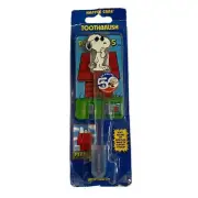 Vintage Happee Care Snoopy 50th Anniversary Child's Toothbrush with Travel Cap