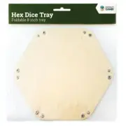 LPG Hex Dice Tray 8 inches Yellow