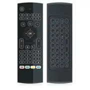 Mx3 L 2.4Ghz Wireless Air Mouse Qwerty Keyboard Black Keyboards & Keypads
