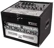Odyssey Carpeted Combo Mixer Rack Case,