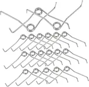 NULYLU Garden Pruner Replacement Springs 20pcs Set of Small Left Right Curved Steel Springs for Pruning Shears