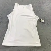 TOMMIE COPPER Tank Womens 3XL XXXL Lower Back Support Tank Ladies White Top a378