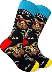 [Imagery Socks] The G.O.A.T Goat Socks - Combed Cotton Soft, Goat, 7-13