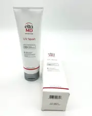 Elta MD UV Sport Broad Spectrum Spf 50 BODY SUNSCREEN. 8 oz (226 g) open box