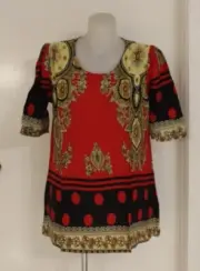 Ladies EVERSUN TUNIC TOP Blouse COTTON Short Sleeves PLUS size 10 12 14 16 18 20