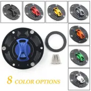 Fuel Gas Tank Cap Cover For Kawasaki Ninja 250R EX250 2008-2012 EX300 2013-14