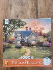 RARE 2019 Thomas Kinkade Gingerbread Cottage Puzzle | 1000pcs | Ceaco