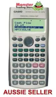 CASIO FINANCIAL CALCULATOR FC-100V FC100V FC100 FC200 NEW WARRANTY AUSSIE SELLER