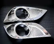 FOG LIGHT CHROME COVER TRIM SURROUND MAZDA BT-50 BT50 PICKUP UTE 2011 2012 11 12