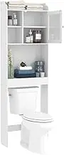 Acofuns 59X18.8X179 Bath Cabinet Toilet Bathroom Space Saver Storage Cabinet White