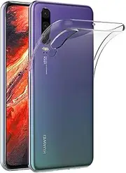 Case for Huawei P30 (6.1 inch) MaiJin Soft TPU Rubber Gel Bumper Transparent Back Cover
