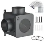 Dryer Lint Trap,90-degree Indoor Dryer Vent Lint Trap with 4inch Dryer Vent H...