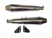 Royal Enfield Interceptor 650cc Exhaust Muffler Silencer Chrome (for: Royal Enfield)