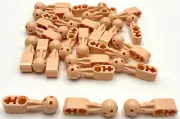 Lego New Light Nougat Technic Liftarms Modified Ball Joint 1 x 2 Stud Pieces