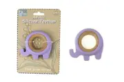 Koala Dream Silicone Elephant Teether - Purple | Baby Teething Toy, BPA-Free, Sa
