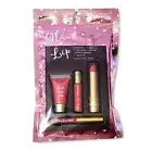 Giordano Colors Glam Lips 4pc Lip Gloss, Lip Liner, Liquid & Matte Lipstick Set