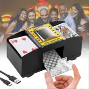 Automatic Playing Cards Shuffler Poker Casino One/Two Deck Card Shuffle Sorter