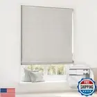 LazBlinds No Tools No Drill Cordless Roman Shades for Windows, Blackout Therm