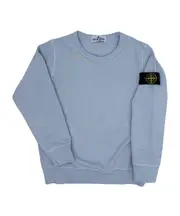 Stone Island Junior Logo-Patch Crewneck Sweatshirt 12,8Y,6Y,4Y,14Y,6,2Y,12Y,8,10Y,10 sky blue