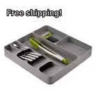 Joseph Joseph 85127 DrawerStore Kitchen Organizer Tray - Gray