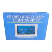 Seabed World Lamp Lighting Move - Motion Lamp Fish Lamp Virtual Ocean NEW NOS