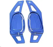 Car Steering Wheel Shift Paddles for A*UDI S3 RS3 8V S6 RS6 C7 S4 RS4 Avant S5 RS5 SQ5 B8 S8 RS7 RSQ3 Car Steering Wheel DSG Shift Paddle Extension Shifter Paddle HTEOPOEKFR(Blue)