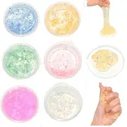 Slime 60g Crystal Galaxy Putty Fimo Plasticine Mud DIY Intelligent Creative Toy Kids Gift 26 ORANGE
