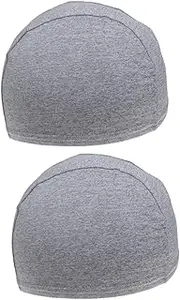 [SHERCHPRY] Liner Cap Black Shower Cap Sports Cap Wicking Cycling Cap Motorcycle Liner Inserts Hard Hat Liner Hard Hat Under Hat Ear Shower Caps Hardhat Liners Grey