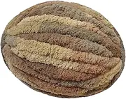 Generic Thick Chunky Yarn Chunky Wool Yarn Super Bulky Giant Wool Yarn Filling Knit Yarn Weight Yarn, Brown Khaki