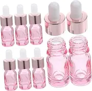CANIGHT 8Pcs Leakproof Glass Dropper Bottles for Essential Oils Portable Containers for Home Use and Travel for DIY Perfumes and