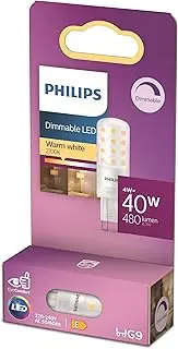 Philips LED Standard Burner, Replacement for 40 W Halogens, G9 Socket, Warm White Light 2700 K, Dimmable, Matt
