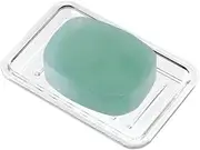 InterDesign Plastic Bar Soap Holder for Bathroom, Shower - Rectangular, Clear