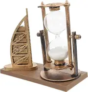 Milisten Retro Vintage Sandglass Decor for Home Office Anti-Drop Desktop Craft Ornament