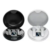 TWS Wireless Earbuds One Touch 12 Hours Play Time with LED Charging Compartment
