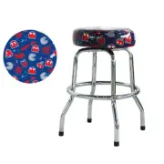 Pac-Man Blue Barstool