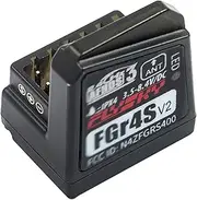 Mingzhe FGR4S V2 Receiver AFHDS 3 Built-in Single-Antenna Bidirectional PWM/PPM/IBUS Output Receiver for NB4 PL18 RC Transmitter