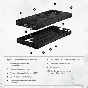 [3美國直購] UAG Samsung Galaxy S22 Ultra S22U 手機殼 保護殼 6.8吋 Pathfinder 系列 URBAN ARMOR GEAR