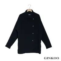 在飛比找momo購物網優惠-【GINKOO 俊克】側排釦有領外套