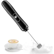 Milk Frother Handheld Whisk Electric AA Battery Milk Foam Maker Whisk Mini Drink Mixer Coffee Foamer for Latte, Cappuccino, Hot Chocolate Matcha Porta