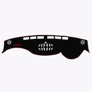Car Dashboard Cover Dash Mat, for Patrol Y62 2014-2020 2021 Sun Shade Avoid Light Mat Instrument Panel Carpets Dashboard Mat Cover(Black Side)
