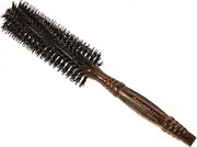Healvian Roll Bristle Roller Comb Hair Comb Hairbrush Hair Brush Round Blowout Brush Round Comb Men Brush for Blow Drying Round Brush Men Round Curling Comb Circle Brush Coffee Bristle Hair