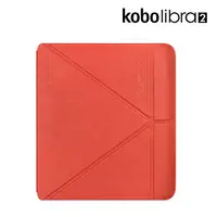 在飛比找蝦皮商城優惠-Kobo Libra 2原廠磁感應保護殼/ 罌粟紅 esli