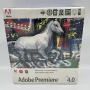 Adobe Premiere Version 4.0 Apple Macintosh Full Retail Box Sealed New Old Stock