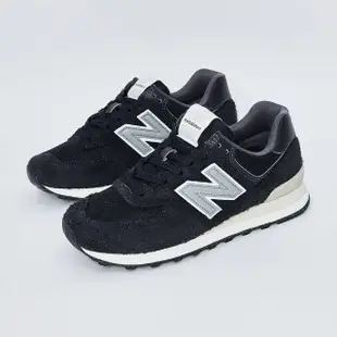 【NEW BALANCE】574 男鞋 女鞋 黑灰色 復古 麂皮 運動 休閒鞋 U574SBG