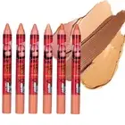 6pcs Pro Full Coverage Concealer Contour Pencil Set for Under-Eye Face Makeup