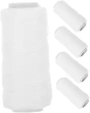 DRESSOOS 5 Rolls Threading Thread for Facial Hair Removal Easy to Use Epilator Tool for Smooth Skin Versatile Threading Machine for Embroidery Stitching and Hair Removal