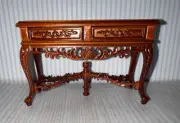 MINIATURE DOLLHOUSE 1:12 SCALE - WALNUT BARRINGTON SIDE TABLE - P6507